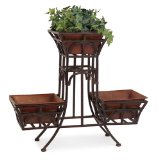 wrought iron plant stand image