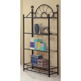 wrought iron shelves