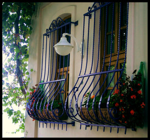 wrought iron window boxes